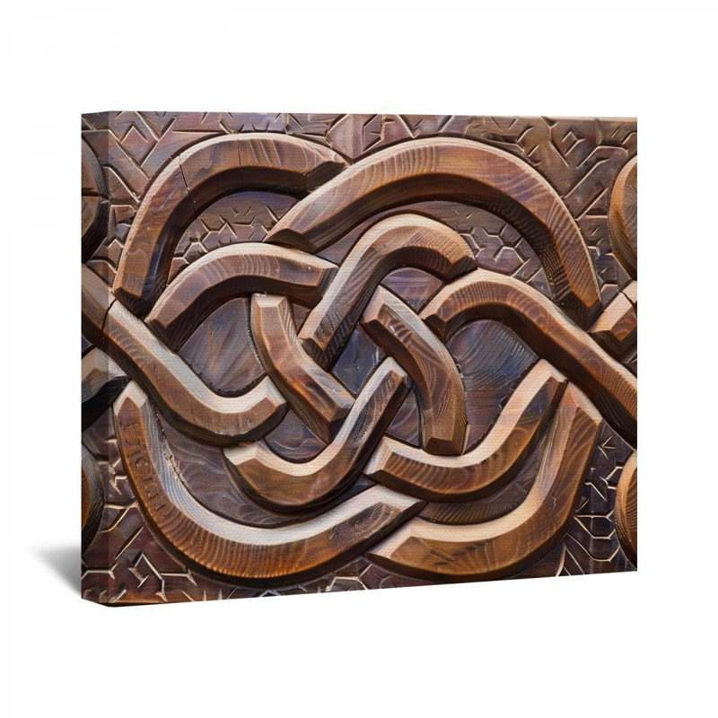 «Celtic Knot» sur toile, H 16 po x l 16 po