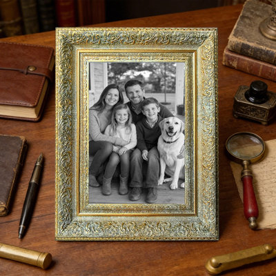 Cadre photo 11 pièces x 11 "or antique 11" pour cadeaux de Noël