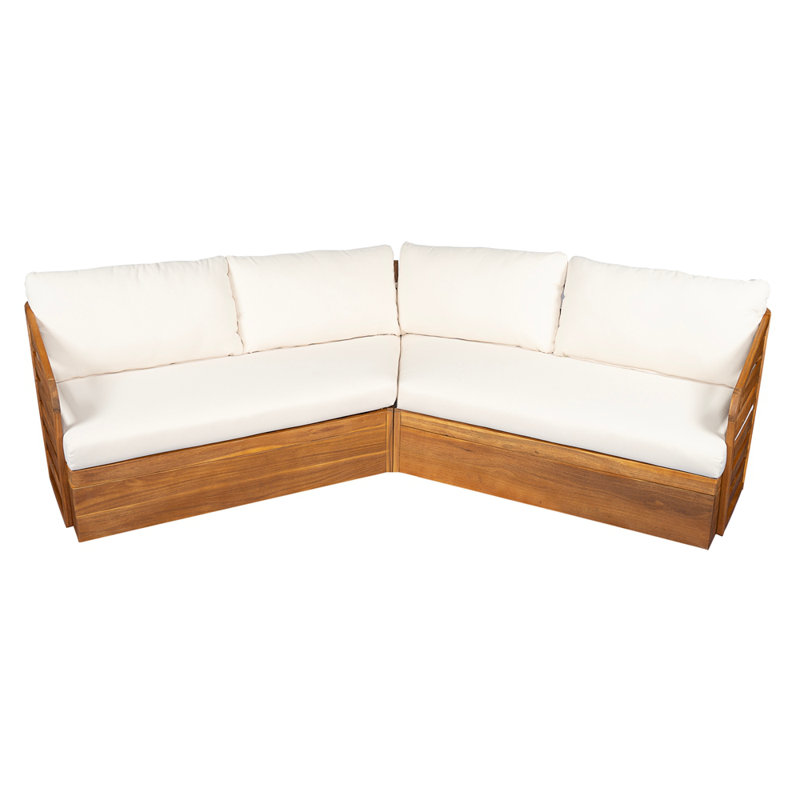Ensemble de canapé de patio Royal V en acacia