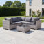 Saviano 5 Seat Modular L-Shaped Rattan Corner Set