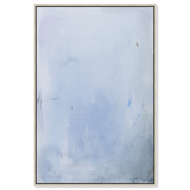Calm Waters I Print by Oliver Gal, 11"H x 16"W, Silver Floater Frame