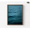 Impressions océaniques encadrées, impression de surf, impressions de mer profonde, photographie de l'océan apaisant, art mural encadré bleu océan, impressions océan foncé, mer maussade