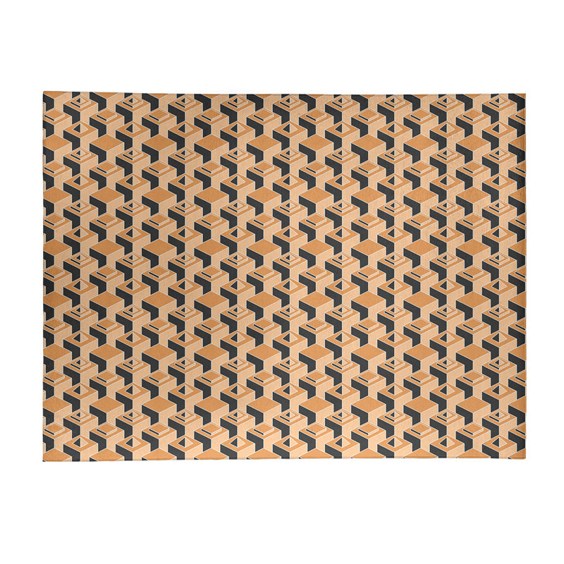 Chenille Geometric Indoor Rug, Rectangle 8' x 10'