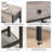 29.5" Narrow Console Table With 2 Fabric Drawers, Small Entryway Table With 3-Tier Storage Shelves, Thin Sofa Table, Side Table, For Living Room, Hallway