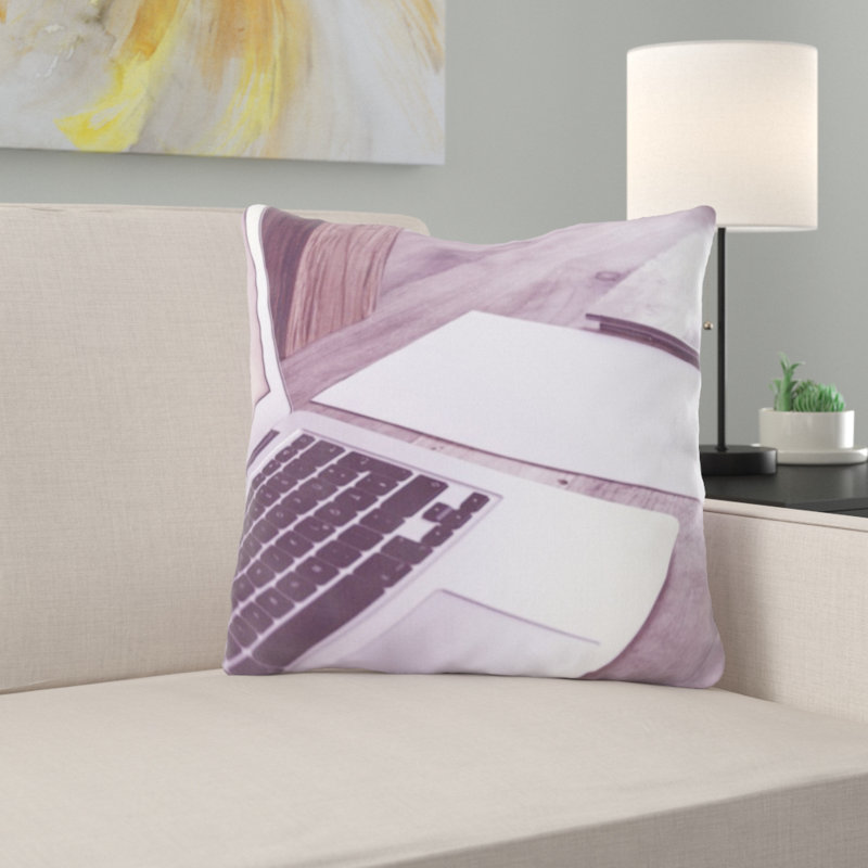 Microsuede Throw Pillow