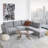 Glenda Upholstered L-Shaped Sectional-827429559