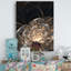 «Abstract Fractal Flower With Golden Rays», reproduction sur toile - Fleur fractale-718633400-718633381