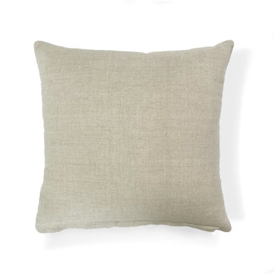Appliqued Wool Throw Pillow