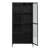 Arnika 75" Fluted Glass Dining Cabinet-1546436509