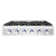 Cosmo GRT Series 36'' Stainless Steel Gas Cooktop 6 Burner Cooktop with Dual Size Power Burner