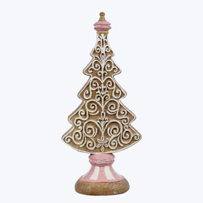 Resin Glittered Gingerbread Christmas Tree