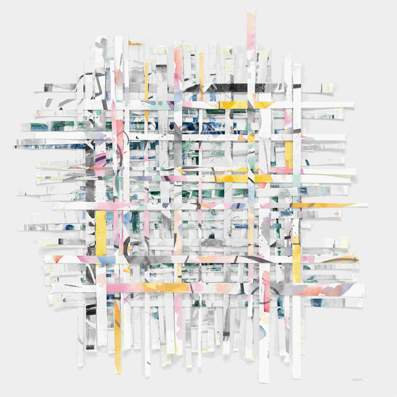 «New Morning» par Mike Schick - peinture sur toile tendue, H 36 po x l 36 po