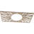 30"W x 15"H x 11 1/8"ID x 3/8"T Hoover Wood Fretwork Pierced Ceiling Medallion, Birch-63412199-63412215