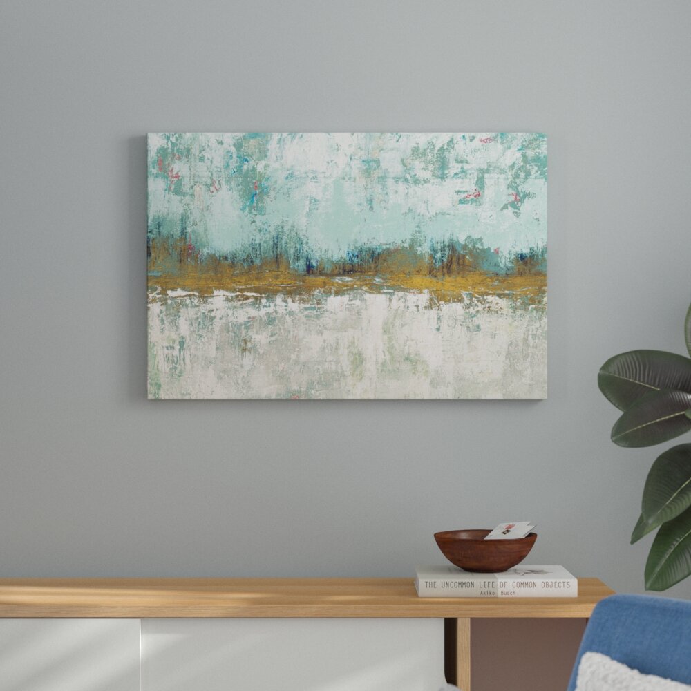 Latitude Run® Abstract Grove Landscape - Wrapped Canvas Print | Wayfair