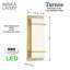 Quaadir LED Flush Mounted Sconce-1895882800