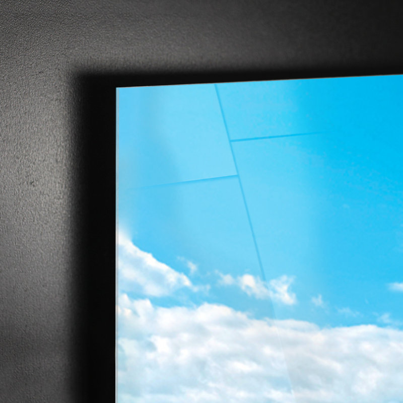 Landscape In Funes Valley by Giallobus - No Frame Print on Glass, 65cm H x 95cm W
