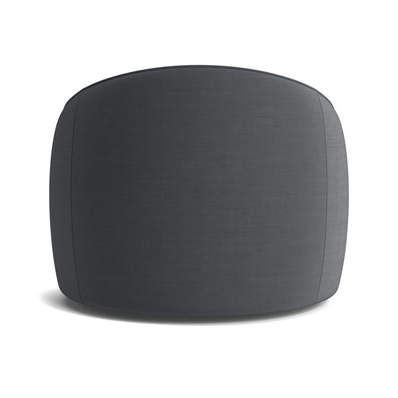 Giselle Full Swivel Chair, Performance Linen - Charcoal