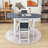 Llayton 3-Piece Counter Height Dining Set, Wood Table with 2 Upholstered Chairs-958598258