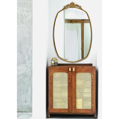Jonluc Metal Flat Wall Mirror