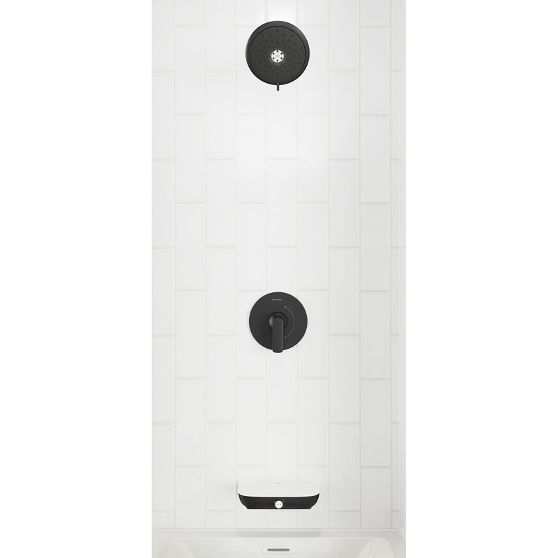 Robinet de baignoire et douche, Noir mat