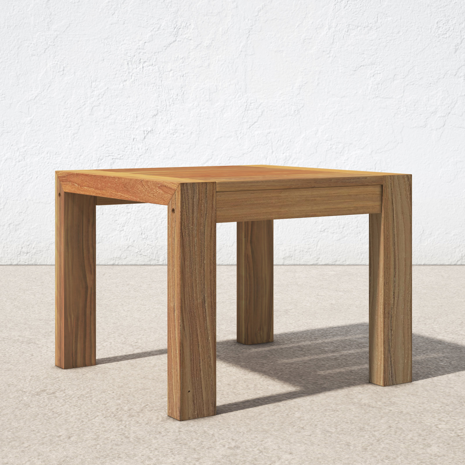 Upland Distressed Teak Side Table by Havenside Home