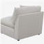 Greeley Ivory Upholstered Armless Chair