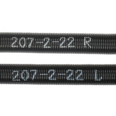Garage Door Torsion Springs, Pair of 0.207 x 2 x 22inch, 16000 Cycles, Garage Door Springs