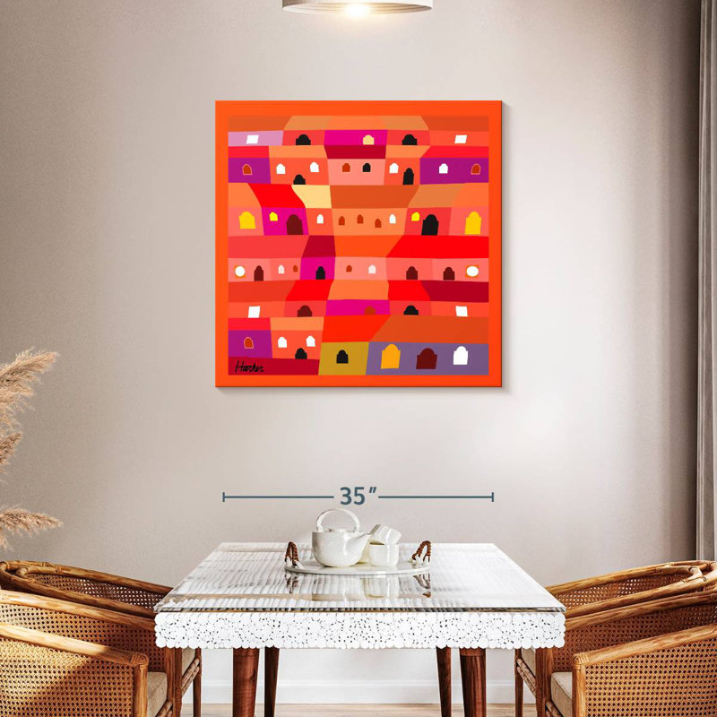Guatemala For First Time, 36" H x 36" W