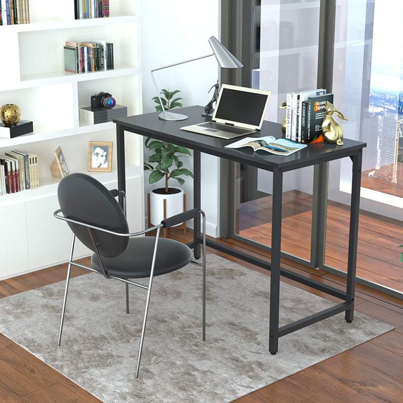 Demontalvo Metal Base Computer Desks, Black