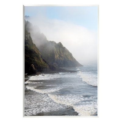 "Stupell Industries Cliffside Sea Waves", art mural sur toile par Alan Majchrowicz