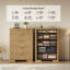 Commode de 45 po de hauteur avec 6 tiroirs, commodes de rangement verticales avec prises de courant, commode