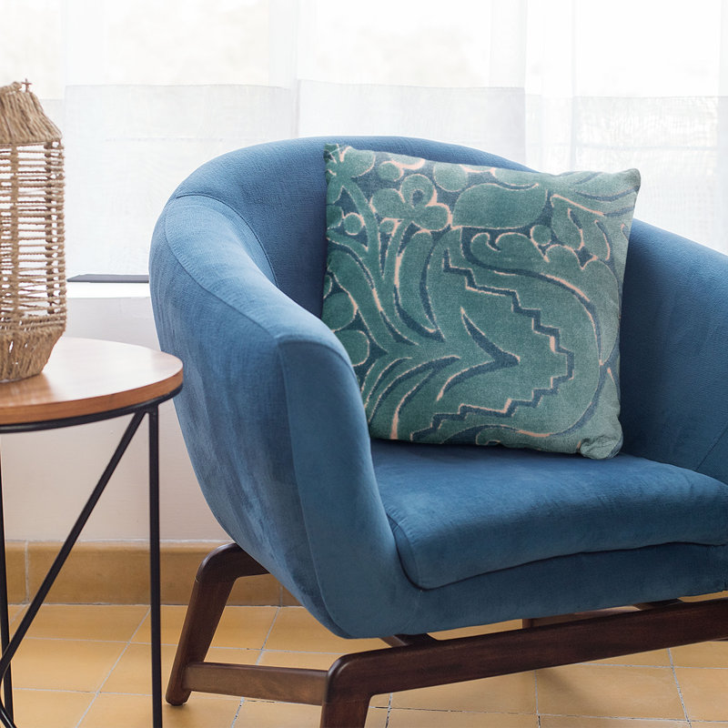 Coussin Velvet, 18 po x 18 po