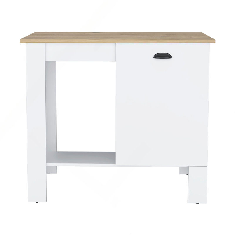 Kitchen Island, Single Door Cabinet, Shelf