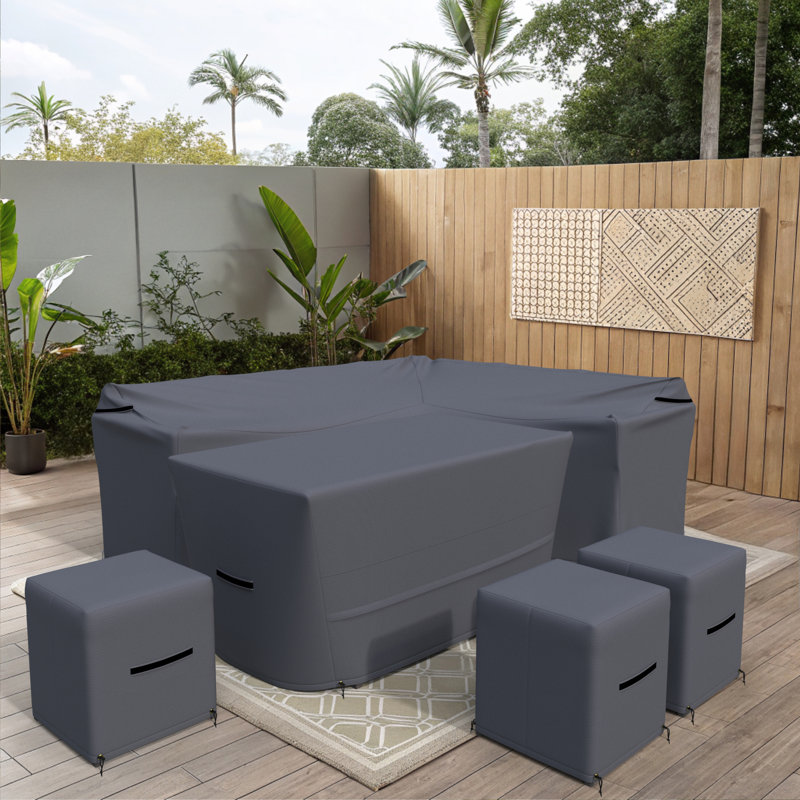 Atvars Wicker Outdoor Seating Group Cover