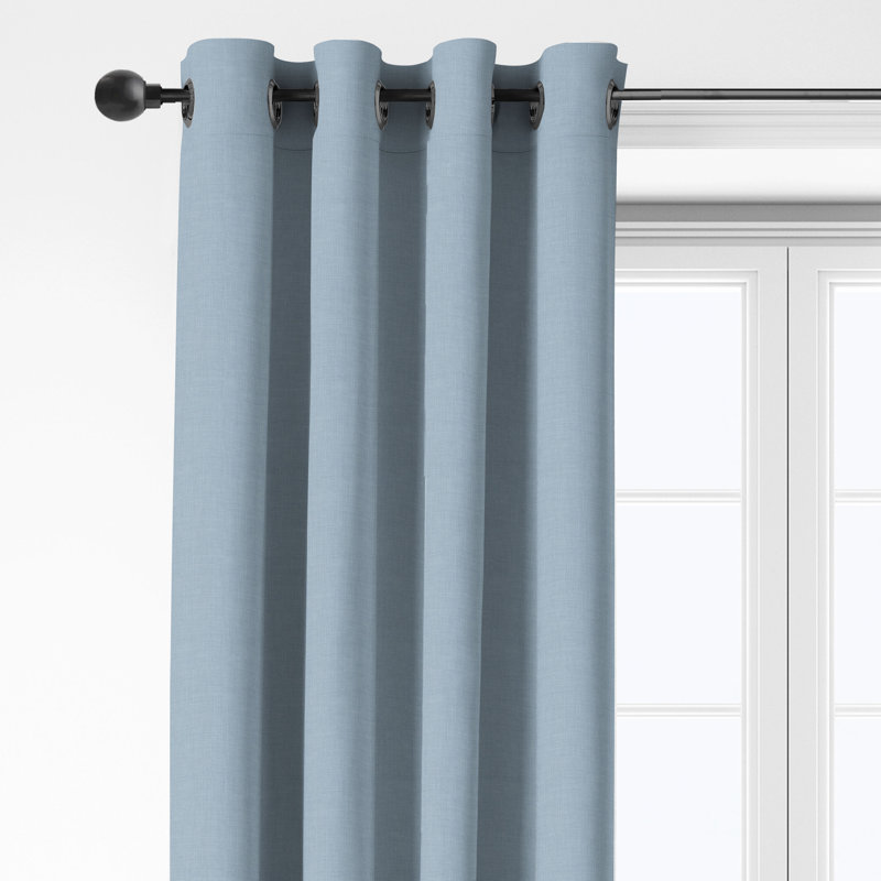 Ensemble de 2 rideaux en coton avec œillets Shay, L 50 po x L 84 po