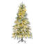 Arbre de Noël pré-éclairé enneigé-1863044841