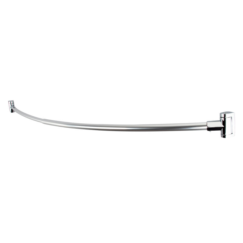 Tringle à rideau de douche 38 po, Argent