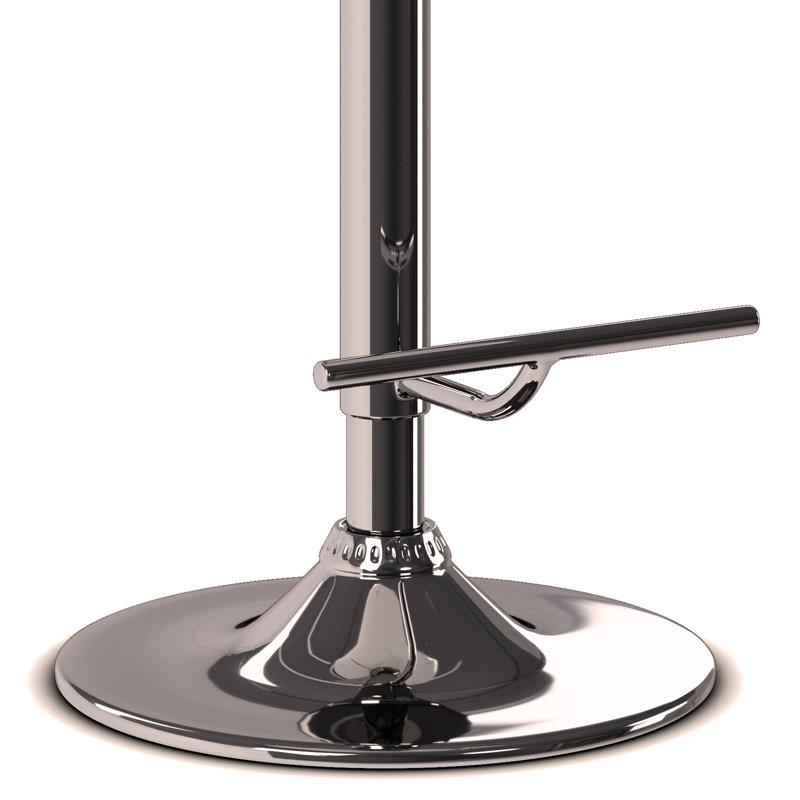 Tabouret de bar pivotant Bentwood, Bleu clair, Marron clair