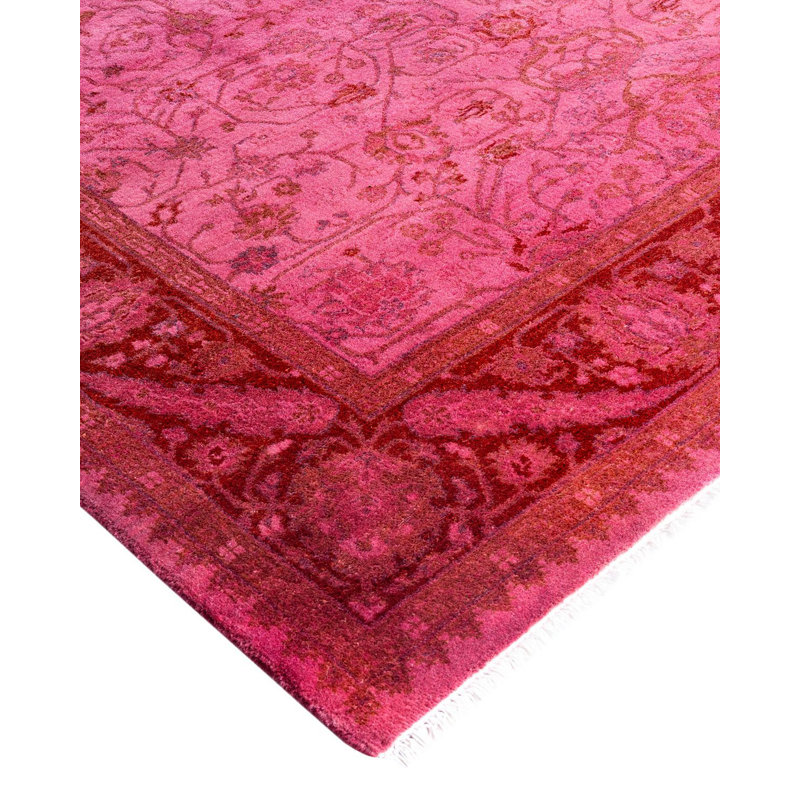 Overyed One-of-a-Kind Rectangle 4'2" X 6'3" Hand Knotted Area Rug