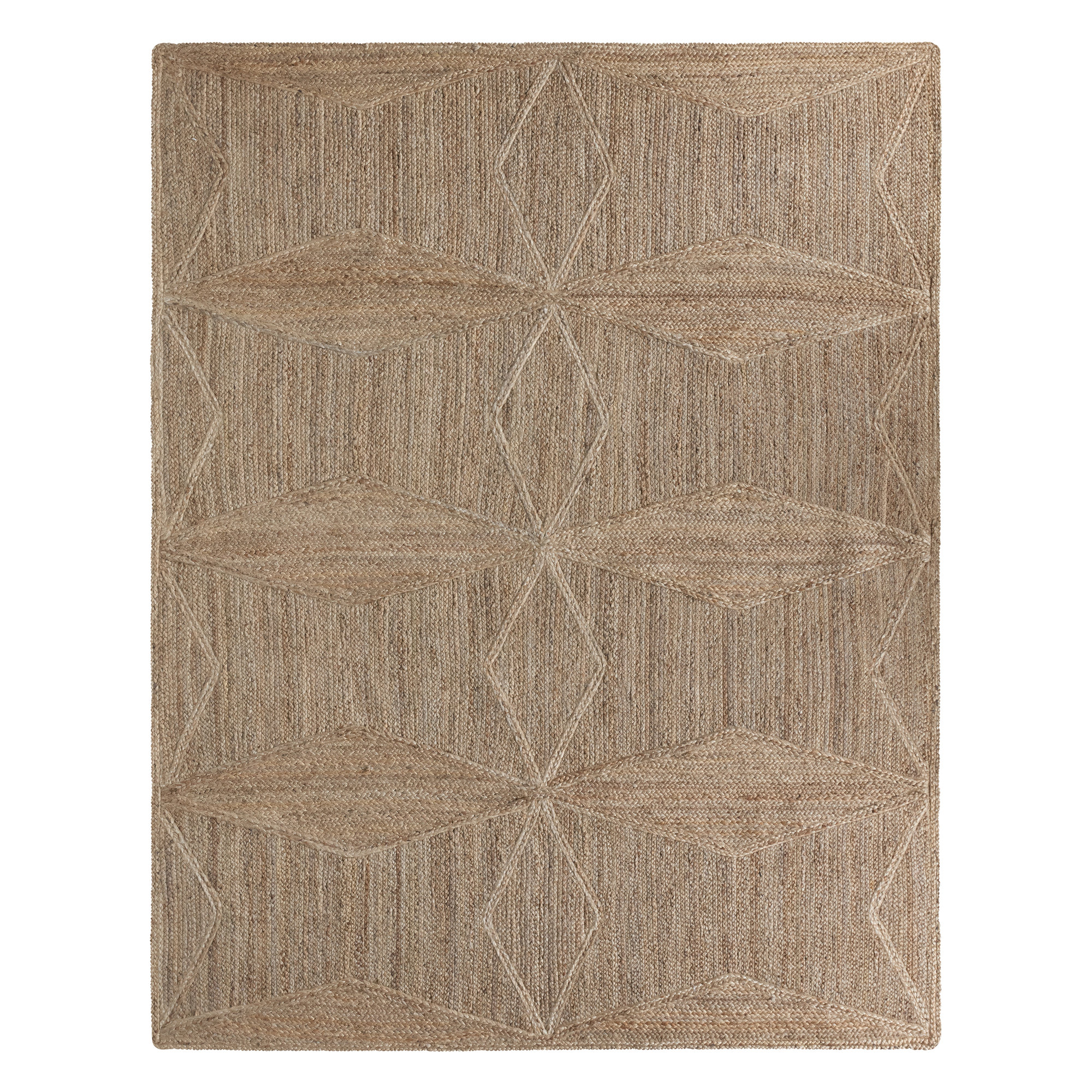 Knox Handwoven Jute/Sisal Area Rug in Beige, Rectangle 12' x 15'