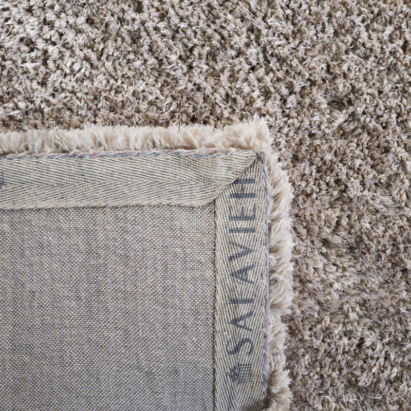Tapis argenté touffeté à la main Gilcrease, Rectangle 3 pi x 5 pi