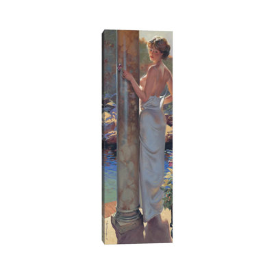 Silver Rays by Maher Morcos - Wrapped Canvas Panoramic Painting