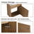 Khyla 16'' Single Sink Wall Mounted Bathroom Vanity,Floating Vanity with 1 Door and White Ceramic Sink Top-719367202