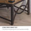 Armoire d'appoint en bois massif rétro