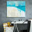 «Coastal Blues 1» par Jan Weiss, art mural sur toile, 16 po x 12 po-1111646390
