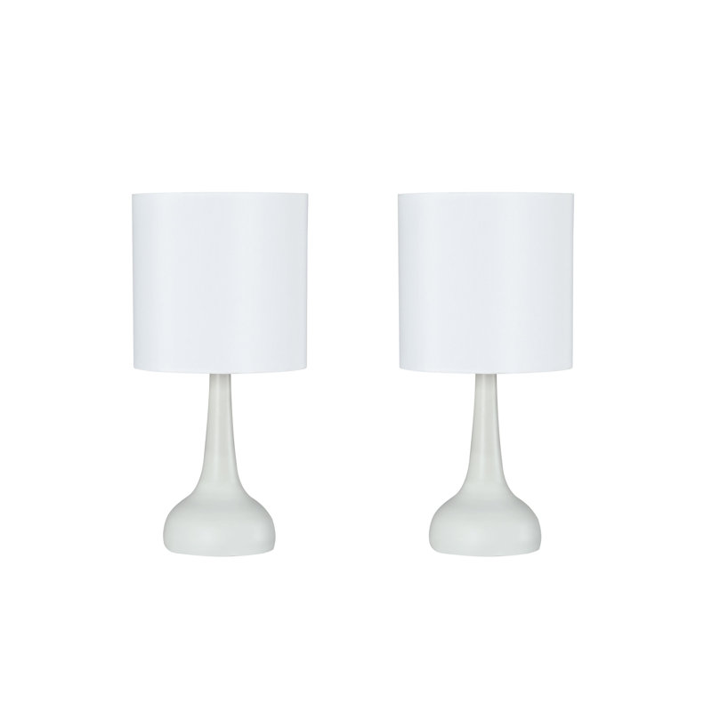 Homanick Metal Table Lamp, Off White