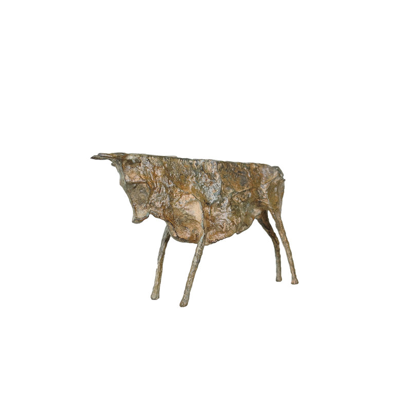 Bronze Bull Sculpture