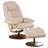 Faux Leather Swivel Recliner