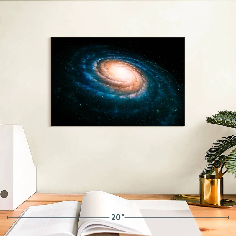 Oberle Spiral Shaped Galaxy, 8" H x 12" W