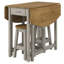 Stanley 2 Person Drop Leaf Pine Wood Dining Set-503129291